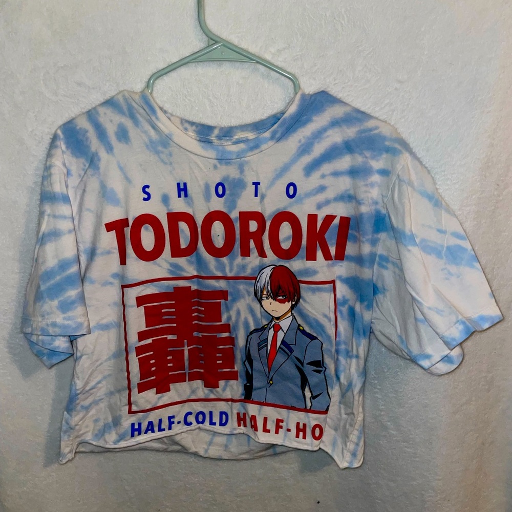 MHA SHOTO TODOROKI CROP TOP